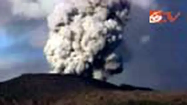 Gunung Duokono Halmahera Utara Meletus