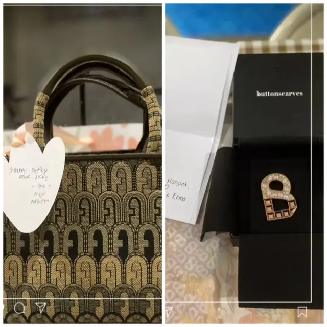 Potret kado ulang tahun Ikke Nurjanah ke-50 (Sumber: Instagram/@ikkenurjanah0518)