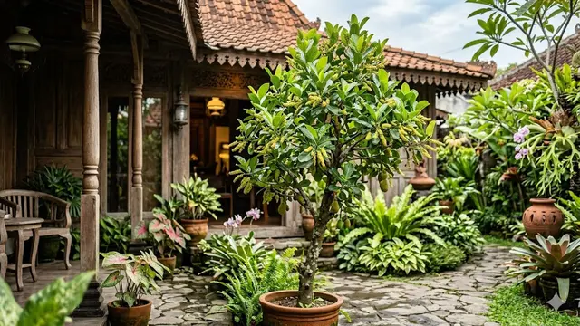 Pohon Buah Berbunga Indah