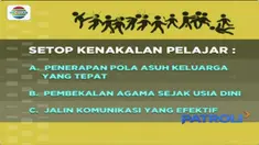 Aksi kenakalan pelajar beberapa bulan terakhir kian memprihatinkan. Apa yang memicu aksi mereka?