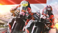 MotoGP - Duet Aprilia: Maverick Vinales dan Aleix Espargaro (Bola.com/Adreanus Titus)