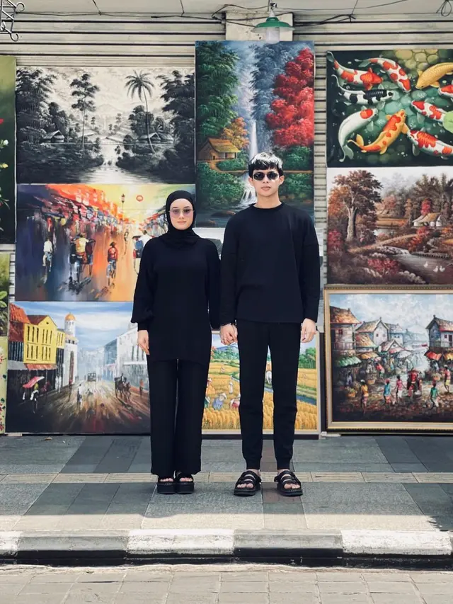 Dinda Hauw dan Rey Mbayang. (Foto: Dok. Instagram @dindahw)