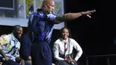 Dwayne Johnson alias The Rock menghadiri Comic Con di San Diego, pada 23 Juli 2022 lalu. (Foto: Richard Shotwell/Invision/AP)