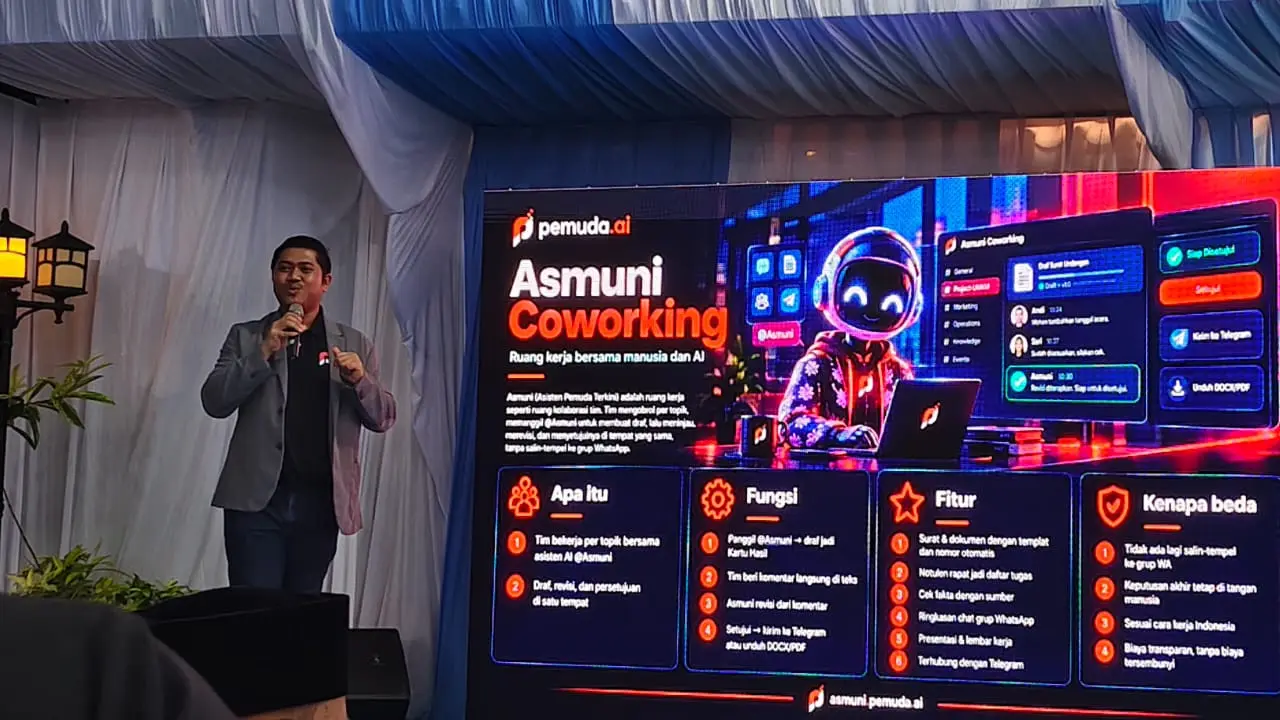 CEO & Co-Founder Pemuda.ai, Djoko Setyanto. Credit: Pemuda.ai