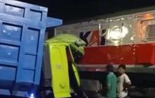 KA Dhoho Tabrak Truk Mogok di Blitar, Begini Kronologinya