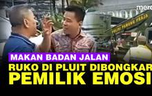 VIDEO: Drama Ketua RT VS Pemilik Ruko, Berujung Dibongkar karena Caplok Badan Jalan