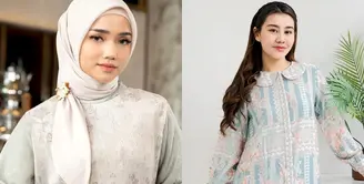 Mencari inspirasi tunik untuk buka puasa bersama atau bukber dan Lebaran? Penampilan Fuji dan Aaliyah dibalut tunik berikut ini bisa jadi inspirasi. [@heylocal.id]