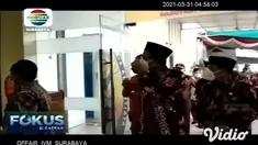 Pasca bom bunuh diri di Gereja Katedral Makassar, tim gabungan dari TNI, Polri dan Forkopimda Sidoarjo, Jawa Timur meningkatkan pengamanan gereja untuk mengantisipasi serta menjaga kamtibmas umat Kristiani yang akan merayakan ibadah Paskah pada 2-4 A...