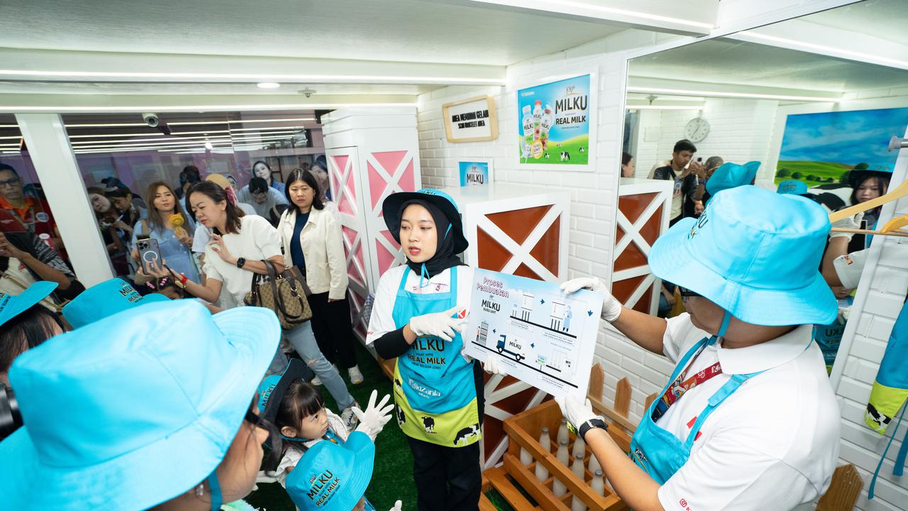 MILKU Milk Farm KidZania Jakarta mengajarkan anak penting nutrisi susu UHT