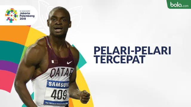 VIDEO: Rekor Pelari-Pelari Tercepat Asian Games
