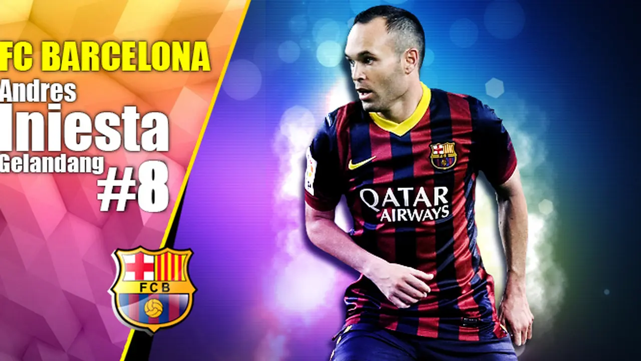 Ilustrasi Andres Iniesta