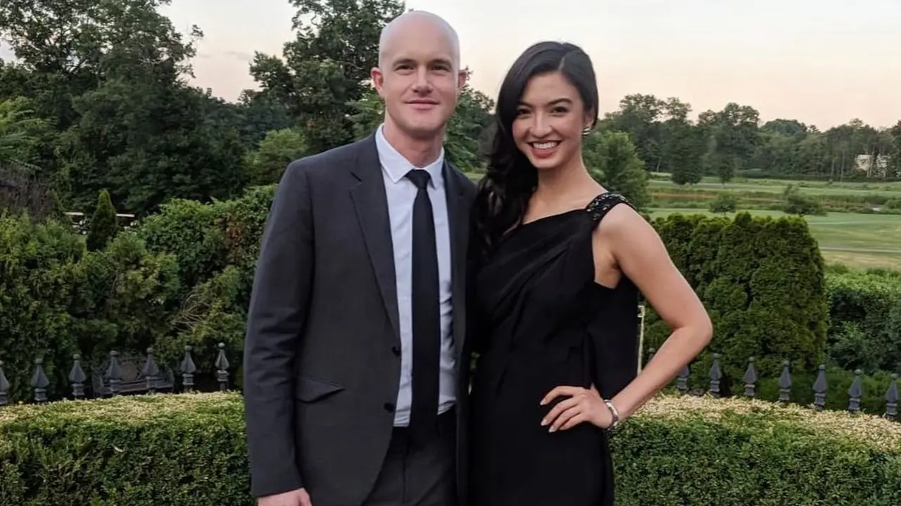 Brian Armstrong dan Raline Shah (Instagram/@ralineshah)