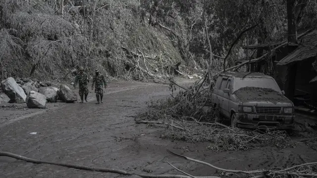 FOTO: Yang Tersisa dari Amukan Erupsi Gunung Semeru