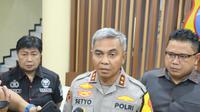 Kapolda Sulut Irjen Pol Setyo Budiyanto memberikan penjelasan terkait kedatanganwarga Sulut dari Kamboja.