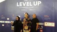 Lazada gelar Level Up E-Commerce Summit 2019 di The Tribrata, Jakarta, Kamis (3/10/2019) (Liputan6.com/Komarudin)