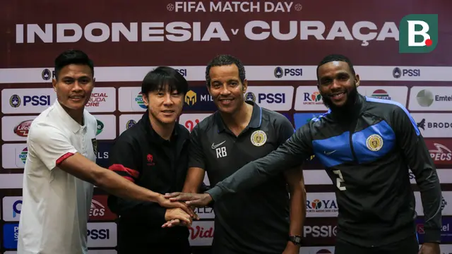 Konferensi Pers Jelang Laga FIFA Match Day Timnas Indonesia Vs Curacao
