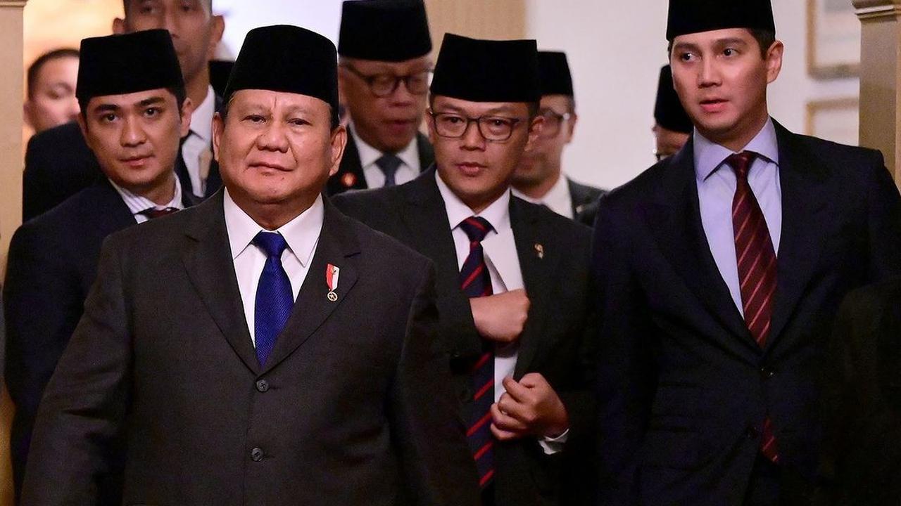Potret Budi Djiwandono Dampingi Presiden Prabowo Makan Malam di AS