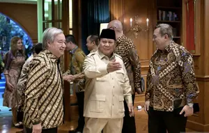 Bertemu Prabowo, Sekjen PBB Apresiasi Peran Indonesia untuk Palestina