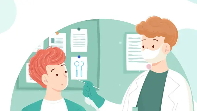 Ilustrasi Cek Fakta infografis  seputar swab tes