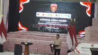 Jaksa Agung ST Burhanuddin menegaskan penegakan hukum dalam penertiban kawasan hutan tidak boleh berhenti pada perbuatan melawan hukum yang terjadi di dalam negeri. (Liputan6.com/Rifqy Alief Abiyya)