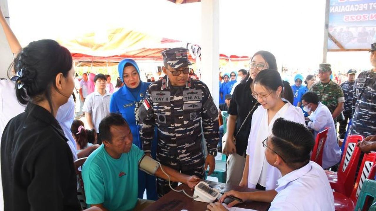 Kodaeral VIII Gelar Pemeriksaan Kesehatan Komunitas Pesisir di Minahasa Utara