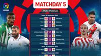 Jadwal dan Live Streaming Liga Spanyol 2022/2023 Matchday 5 di Vidio, 10-13 September 2022. (Sumber : dok. vidio.com)