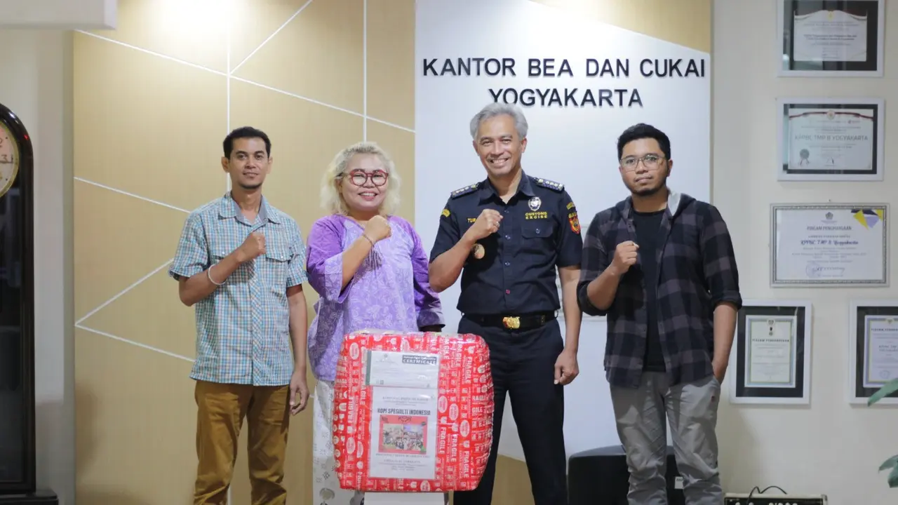 Kopinang Indische Koffie, mengekspor 50 kilogram kopi ke Filipina. (Istimewa)