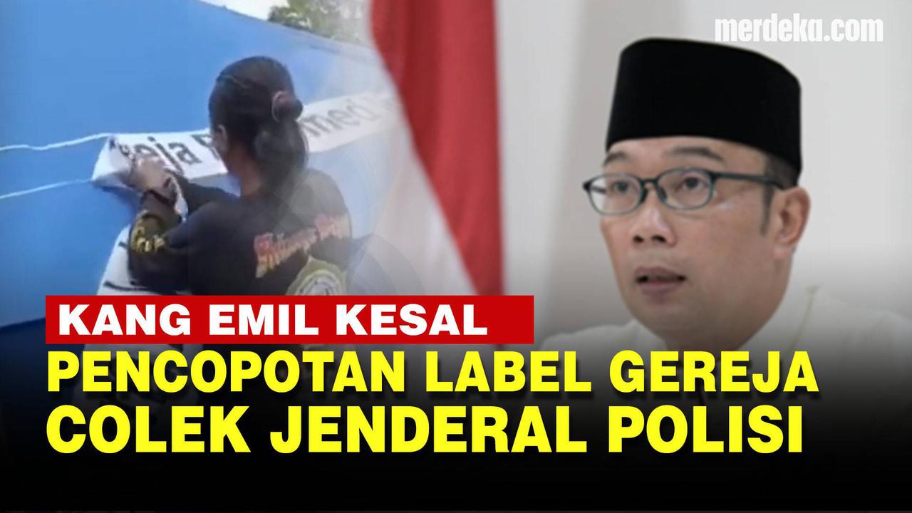 VIDEO: Kang Emil Kesal Ormas Copot Label Gereja di Tenda: Jangan Terulang Lagi!