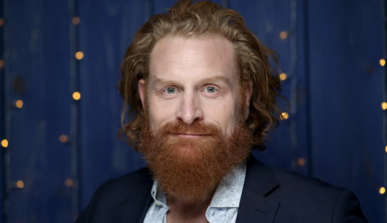 Aktor Kristofer Hivju saat menghadiri IMDb Studio di Park City, Utah, Amerika Serikat, 25 Januari 2020. Bintang Game of Thrones ini menyatakan dirinya positif terinfeksi virus corona COVID-19. (Rich Polk/Getty Images for IMDb/AFP)