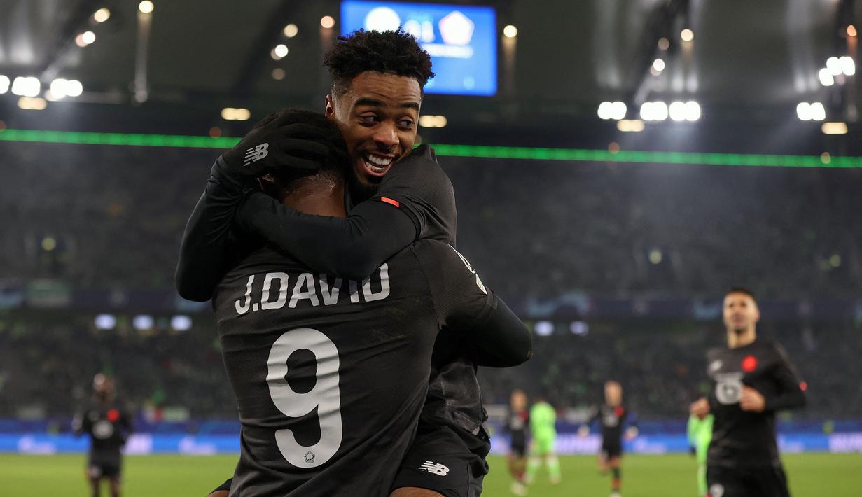 Angel Gomes merupakan pemain muda milik Lille. Pemuda kelairan London, 31 Agustus 2000 tersebut saat ini tercatat telah mengantongi 1 gol dan 1 assist dalam 3 pertandingannya di Liga Champions 2021/2022. (AFP/Ronny Hartmann)