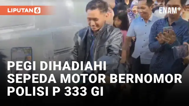 Pegi Setiawan Terima Sepeda Motor Bernopol Cantik dari Pengusaha Durian Tasikmalaya