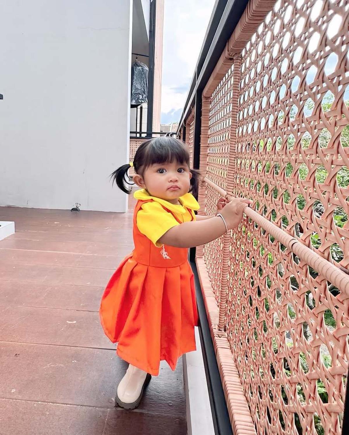 Makin Gede, Potret Dek Cunda Tampil Gemas OOTD Mirip Boneka Squid Game