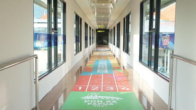 Angkasa Pura I terus melakukan pembenahan Bandara Sentani Jayapura untuk mendukung kesuksesan penyelenggaraan PON XX. (Dok AP I)