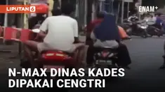 Motor Dinas Nmax Baru untuk Kades Jepara Dipakai Bonceng Tiga