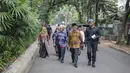 Para tokoh agama serta pendeta dari Papua menemui Wakil Presiden terpilih Ma'ruf Amin di kediamannya, Menteng, Jakarta, Kamis (5/9/2019). Selain silaturahmi, pertemuan Ma'ruf Amin dan para pendeta itu diduga terkait kondisi Papua dan Papua Barat beberapa hari terakhir. (Liputan6.com/Faizal Fanani)