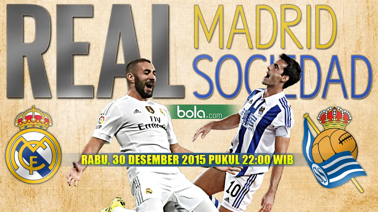 Real Madrid vs Real Sociedad (Bola.com/Samsul Hadi)