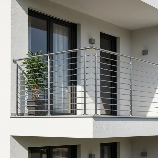 Gambar Pagar Balkon Rumah Minimalis (Image by Gemini AI)