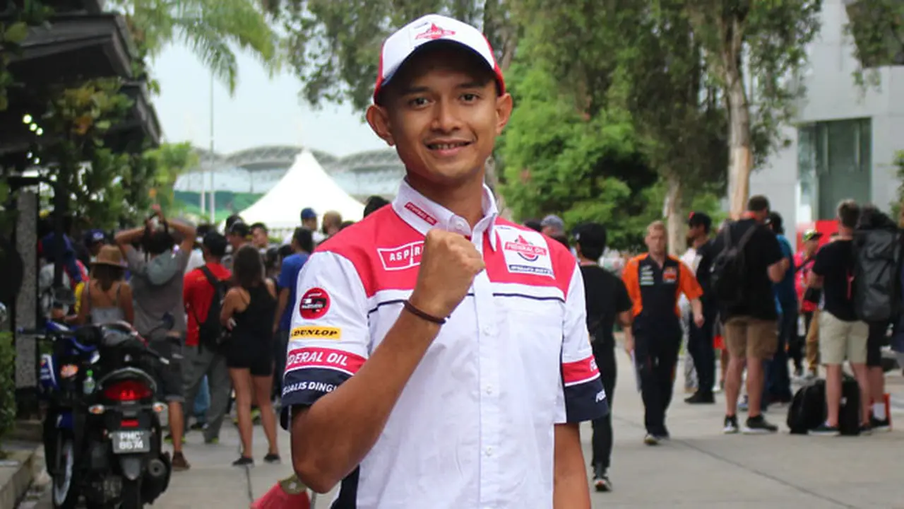 Tampil Perdana di Moto2 Sepang, Ini Harapan Dimas Ekky