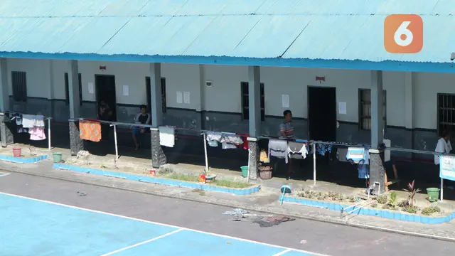 deretan sel tahanan Rutan Palu
