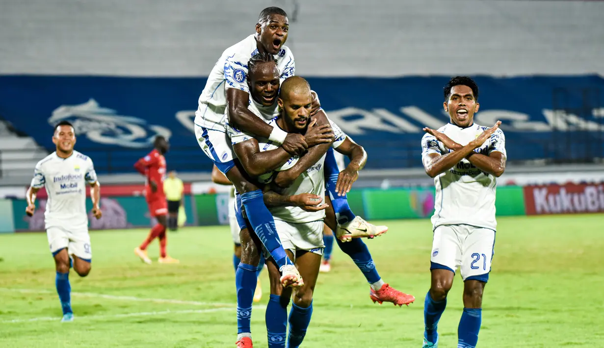 Dua gol Persib Bandung dicetak oleh bomber asal Brasil, David da Silva. (Dok. Persib)