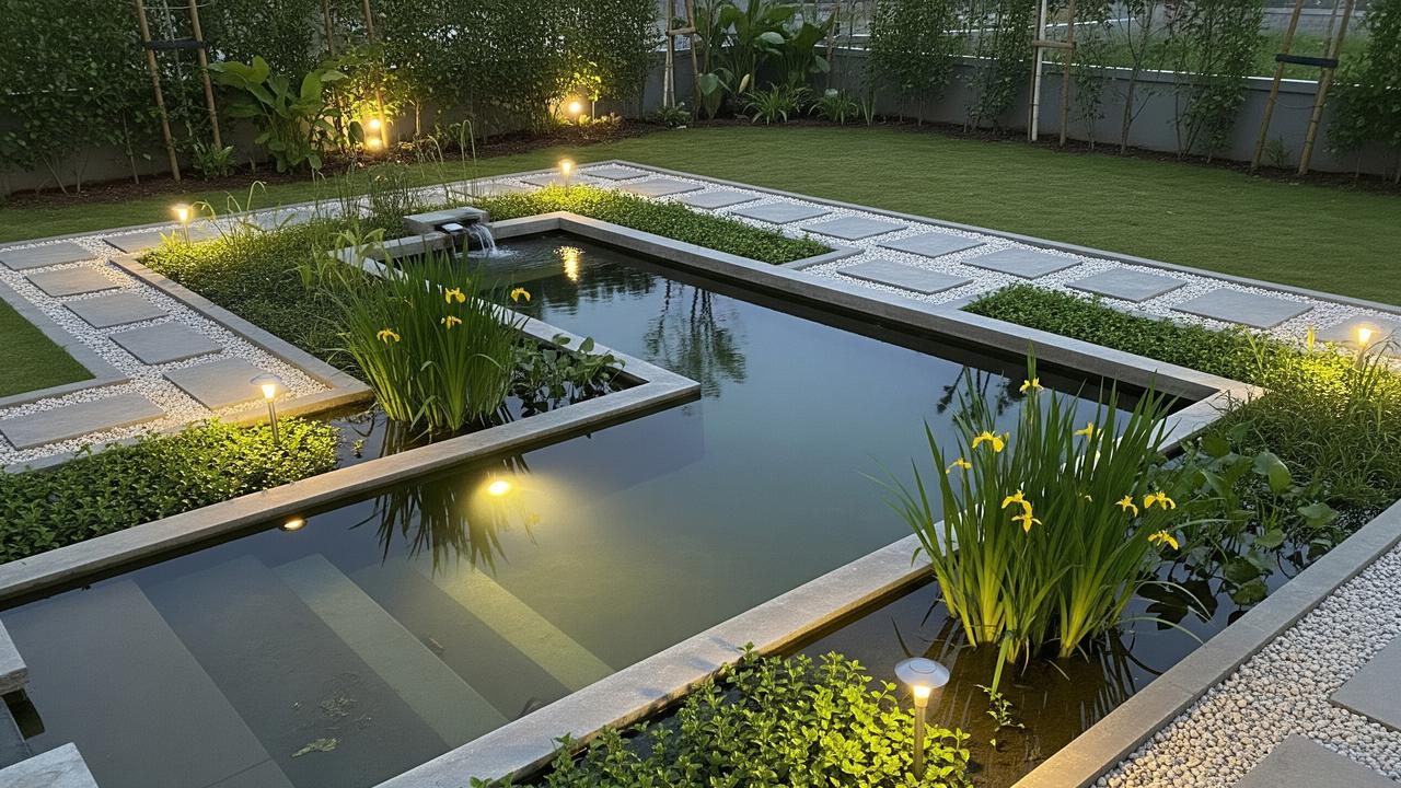 Desain Kolam Ikan yang Tidak Menarik Ular