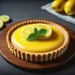 Ilustrasi lemon tart/copyright generated by AI