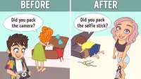 10 Ilustrasi Kehidupan Sebelum dan Setelah Ada Internet   