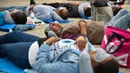 Perayaan Hari Tidur Sedunia diadakan secara global setiap tahunnya. (Rodrigo Oropeza/AFP)