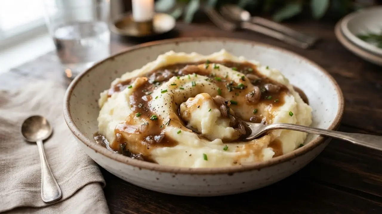 Mashed Potato Saus Gravy