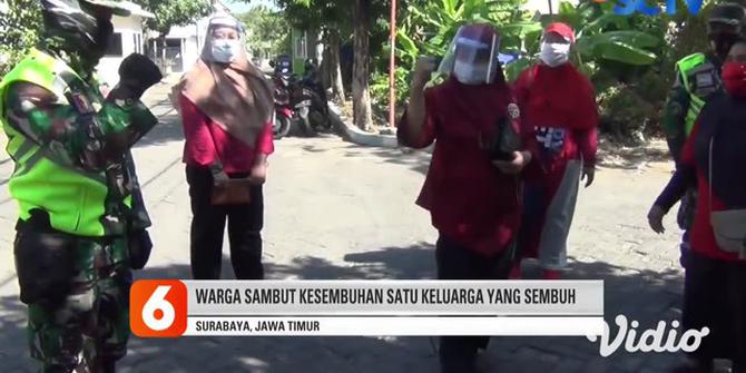 VIDEO: Satu Keluarga di Surabaya Sembuh dari COVID-19 Setelah Isolasi Mandiri