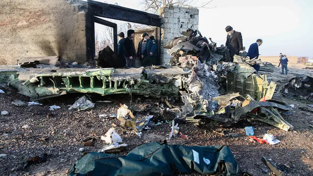 Pesawat Ukraina Jatuh di Iran