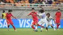 Sementara, Korea Selatan harus menang atas Burkina Faso jika ingin lolos ke babak 16 Besar. (Doc. LOC WCU17/BRY)