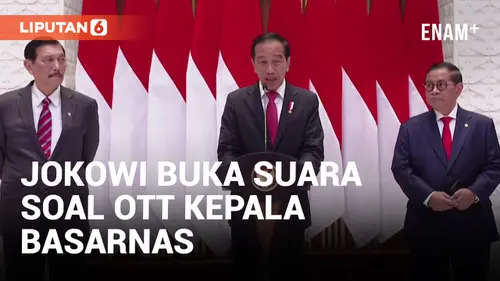 VIDEO: Kepala Basarnas Tersangka Suap, Jokowi: Hormati Hukum