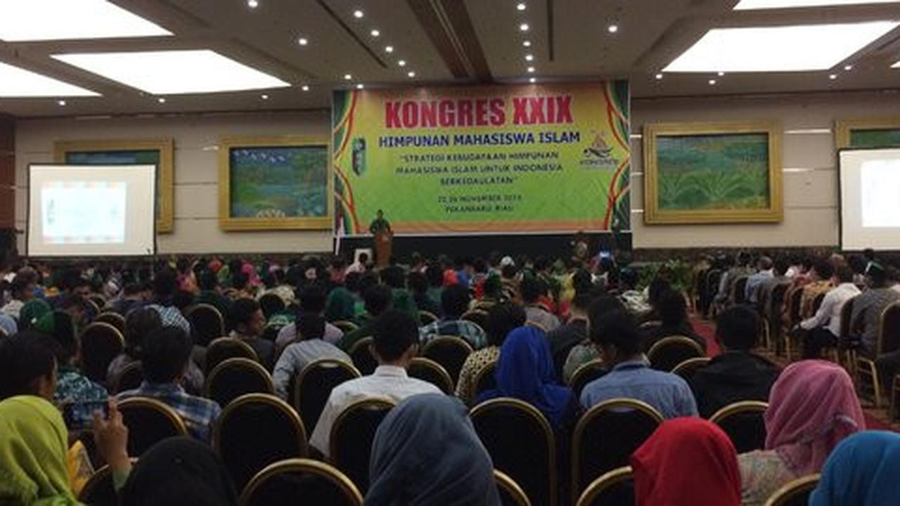 JK dan sejumlah menteri hadir di pembukaan Kongres HMI di Pekanbaru